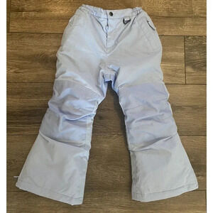 Girl Boy Lands' End Snow Ski Pants Light Blue Size 4